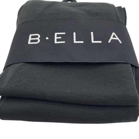 Italian Cotton Blend Tights Tall Graphite Gray B.ella Erika Opaque NEW Hosiery - Picture 3 of 5